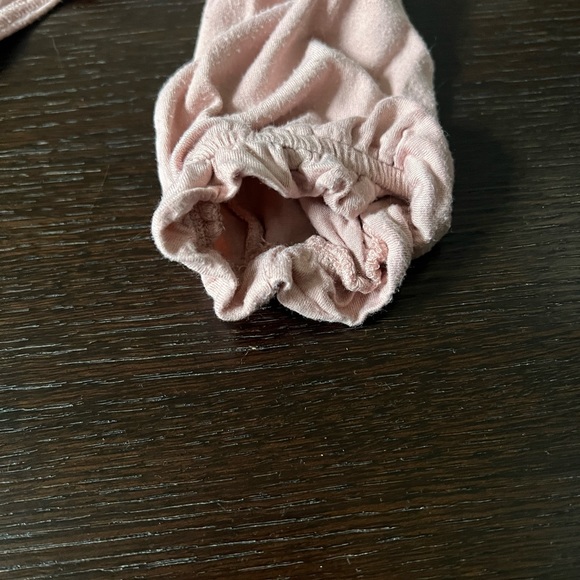 LULU’S BLUSH PINK THONG LONG SLEEVE BODYSUIT SIZE XS - Picture 4 of 7